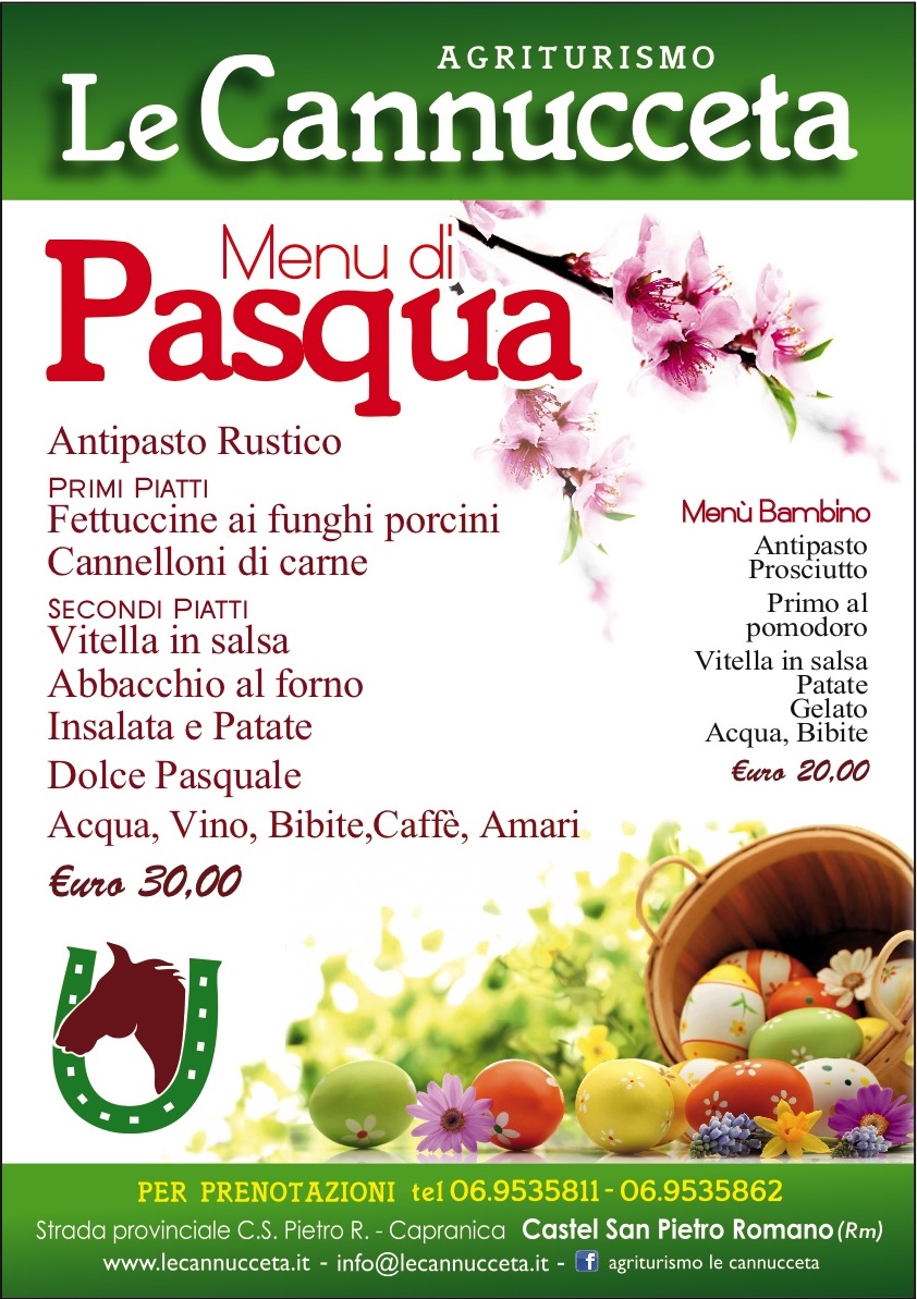 menu pasqua