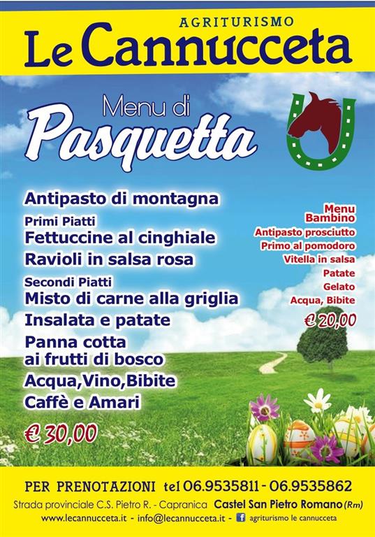 Pasquetta 2014 a Le Cannucceta